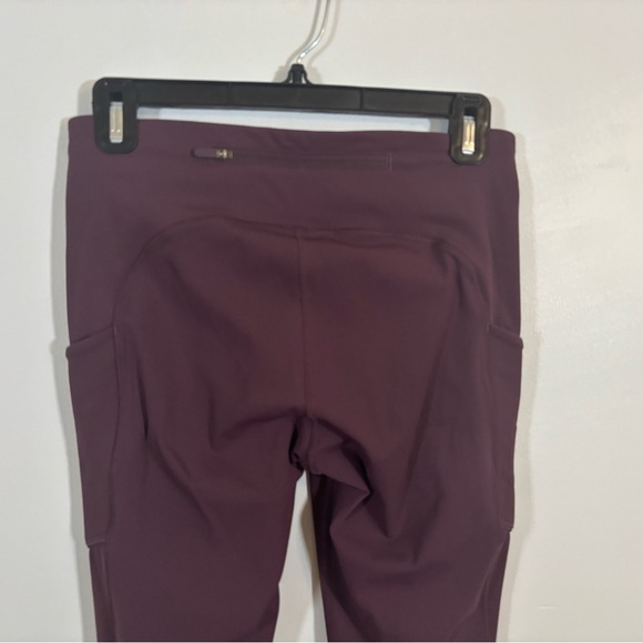 Lululemon Fast and Free High-Rise Tight 25” Nulux Maroon Size 6 with pockets - Picture 8 of 16